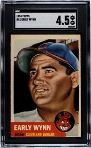 1953 Topps #61 Early Wynn Sgc 4.5 Cleveland Indians - Bild 1 von 2