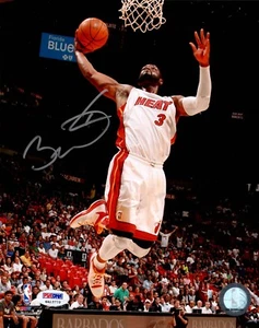 DWYANE WADE PSA/DNA SIGNED 8X10 PHOTOGRAPH MIAMI HEAT AUTOGRAPH BASKETBALL HOF . - Picture 1 of 2