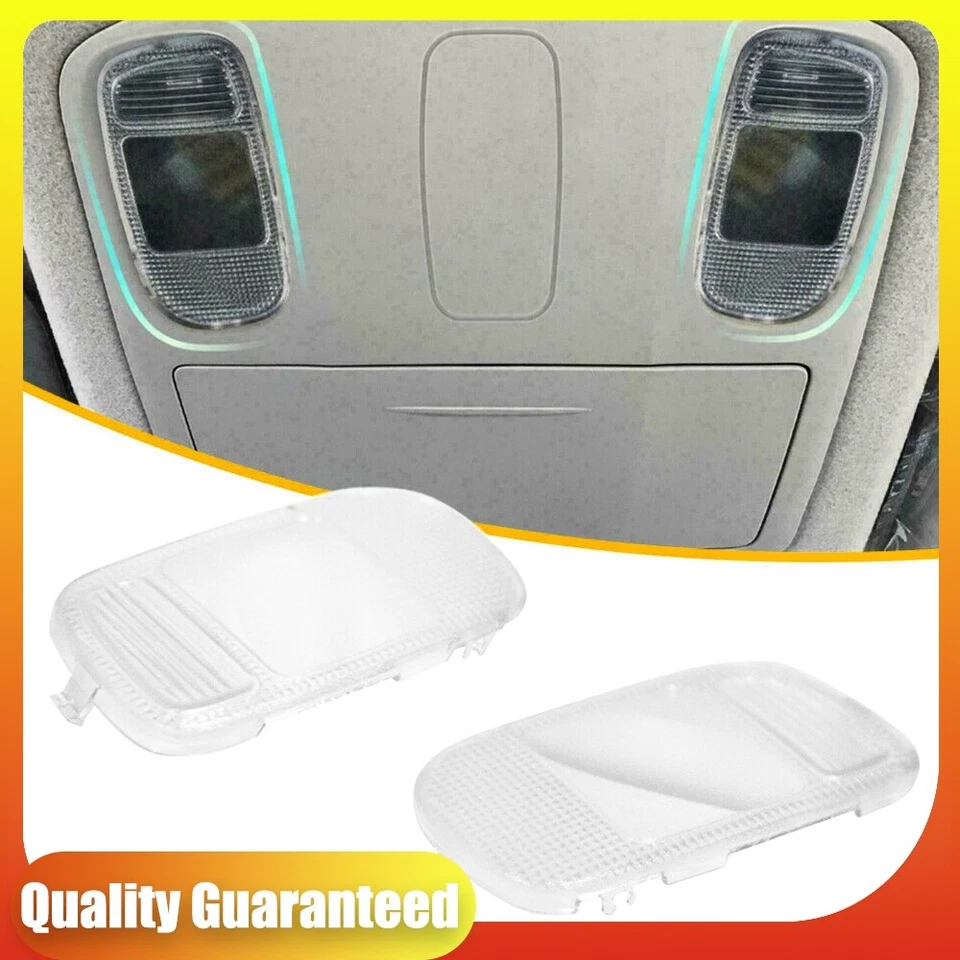 2 件内部 LH+RH 圆顶灯罩透明镜头适用于 2008 - 2010 道奇 Ram 4500 5500 — 第 1/4 张图片