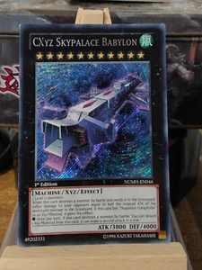 Yu-Gi-Oh! - CXyz Skypalace Babylon x2 - NUMH-EN046 - NM - 1st Ed - Secret Rare - Picture 1 of 4