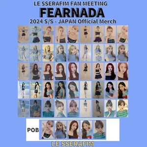 LE SSERAFIM FEARNADA 2024 SS JAPAN FAN MEETING Weverse Japan Photocard MERCH PC - Picture 1 of 148