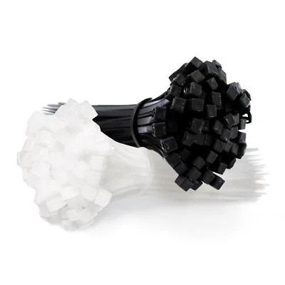 Kabelbinder Schwarz Weiss UV Beständig Industriequalität 10 - 5000 Stück - Bild 1 von 4