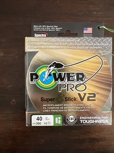 Power Pro Super 8 Slick V2 Blue 40 lb 300 yds - Picture 1 of 3