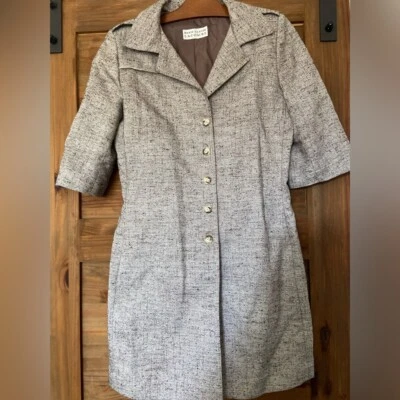 Marie Claude Lacombe linen silk blend vest - Image 1 of 4