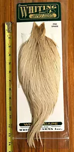 Whiting Hebert Pro Grade Pale Watery Dun Rooster Cape, Neck, Fly Tying - Picture 1 of 2