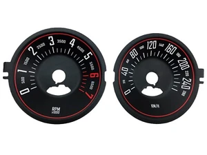 For Dodge Challenger 260km/h - Speedometer Dials from MPH to Km/h Cluster Gauges - Picture 1 of 8
