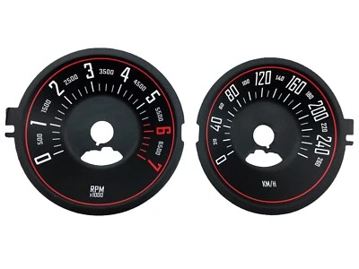 For Dodge Challenger 260km/h - Speedometer Dials from MPH to Km/h Cluster Gauges - Image 1 of 4