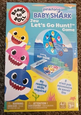 New Pinkfong Baby Shark Jeu Let's Go Hunt Game By Cardinal Board Card Kids Play - Image 1 of 2