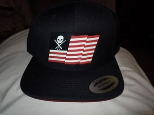 SULLEN Art Collective TATTOO "Badge and Bars" Flat Brim Snap Back Brand NEW Tag - Picture 1 of 5