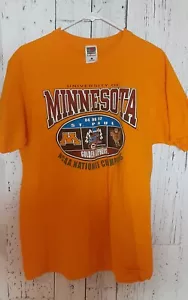 2002 Minnesota Gophers National Champions T-Shirt College Hockey Size Large - Picture 1 of 1