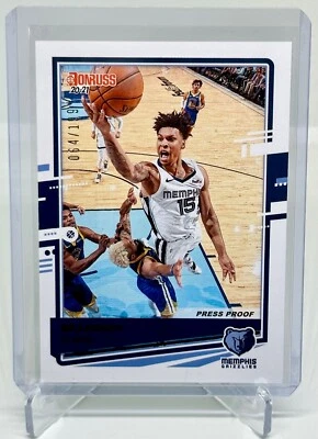 2020-21 BRANDON CLARKE Panini Donruss #192 Press Proof Purple /199 - Image 1 of 3