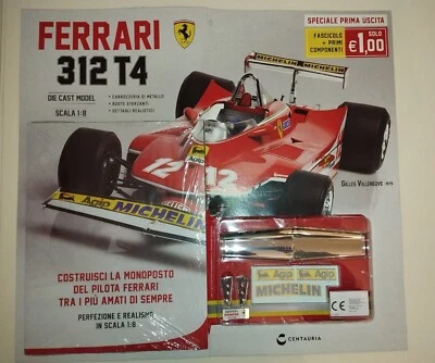 Ferrari 312 T4 1979 Modello Auto Scala 1:8 Macchina Corsa Die Cast Centauria N 1 - Immagine 1 di 4
