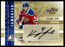 2011-12 In The Game Heroes & Prospects Autographs Keegan Lowe #A-KL