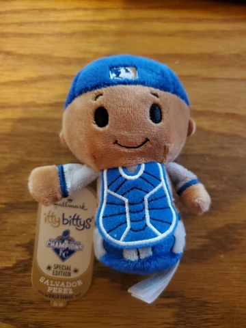 Hallmark Itty Bittys Special Edition Salvador Perez Kansas City Royals NWT Cover