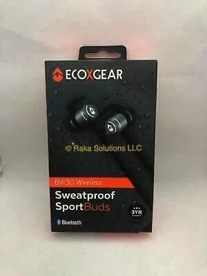 Lot 4 Pcs ECOXGEAR Sweat Proof Sport Buds Microphone & Control & Passive Noise