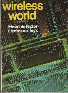 Wireless World Mag Metal Detector Electronic Lock March 1980 081721nonr - Imagen 1 de 1