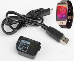 Für Samsung Galaxy Gear 2 SM-R380 Smartwatch Ladegerät Ladestation Cradle + Kabel - Bild 1 von 6