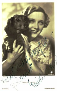 Friedl Czepa Original Signature On Ross Card No. 53 A