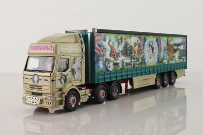 Corgi Modern Truck CC12104 Renault Premium Curtainside STRONGSERVE LTD QUEENS 50 - Image 1 of 3