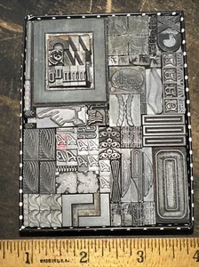 Printing Blocks “ Lead Ornamental Borders Dingbats” Nice Variety Beautiful! C4 - Picture 1 of 22