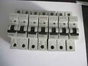 MEM EATON MEMSHIELD 2 MBH106 10 16  20 32 40 50 63 AMP 10KA SINGLE POLE MCB'S - Picture 1 of 2