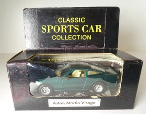 Maisto 1:40 Diecast Metal Aston Martin Virage Green French Issue - Picture 1 of 7