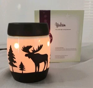 Scentsy YUKON Moose Woods Trees Silhouette Wax Warmer Retired Lodge Cabin - Bild 1 von 7