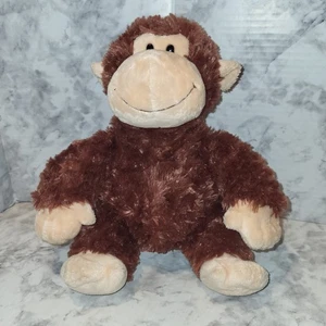 Sitting Brown Monkey Chimp Ape Plush, Stuffed Animal Toy By Aurora ~9.5" - Picture 1 of 7