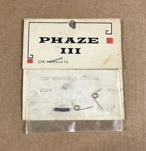 Vintage Phase III Slot Car Motor Brushes And Springs…. - Picture 1 of 1
