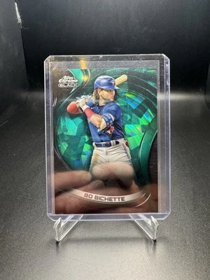 Bo Bichette 2022 Topps Chrome Black Green Refractor /99 #7 Toronto Blue Jays - Image 1 of 2