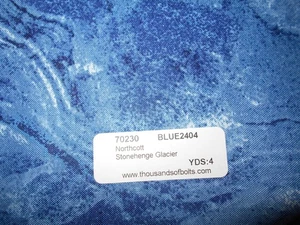 NORTHCOTT BLUE2404  STONEHENGE  GLACIER  BTY - Picture 1 of 1