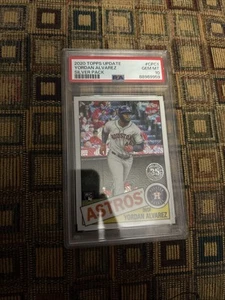 2020 - Silver Pack 1985 Topps Chrome Baseball Yordan Alvarez PSA 10 - Picture 1 of 2