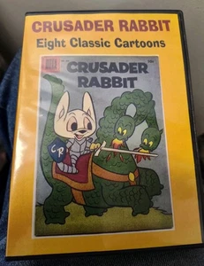 RARE!!! CRUSADER RABBIT 8 HOUR LONG CARTOONS BOXED DVD SET 4 DISCS SEE PHOTOS - Picture 1 of 3