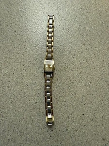 VINTAGE DISNEY PARKS MICKEY MOUSE STAINLESS & GOLD WATCH 85/8555. - Picture 1 of 4