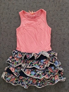 Mädchen Sommer Kleid von NEXT in Gr.116/6 J., Blumen, Spitze, Volants - Bild 1 von 7