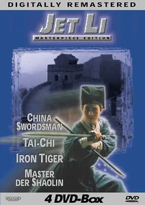 Jet Li 4 DVD-Box (4 DVDs) : China Swordsman - Tai-Chi - Iron Tiger - Master der - Bild 1 von 1