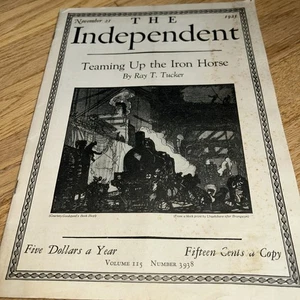 1925 THE INDEPENDENT - Persia / Admiral Peary / KKK / Railroad Consoldation - Picture 1 of 20