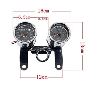 JAUGE COMPTEUR DE VITESSE NUM��RIQUE MOTO AVEC DESIGN ROBUSTE ET UTILISATION FAC - Picture 1 of 12