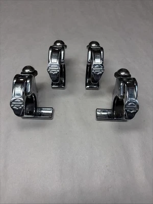 Harley Chrome Quick Release Wind Shield Clamp 39mm DYNA FXD SPORTSTER, XL - Image 1 of 4