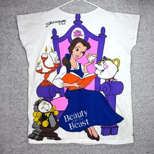 Vintage Disney Die Schöne und das Biest Belle doppelseitig Damen Gr. XL RAR - Bild 1 von 8
