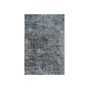 HomeRoots 5 x 8 ft. Blue Chaotic Strokes Area Rug - Picture 1 of 1