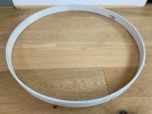 Tamburo basso 24 pollici CERCHIO parte controcerchio 9 strati finitura acero mogano bianco - Foto 1 di 11