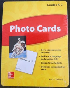 McGraw Hill Reading Wonders Photo Cards Grade K-2 Homeschooling BRAND NEW Sealed - Bild 1 von 3