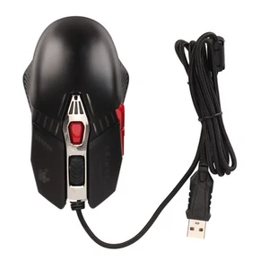 RGB Gaming Mouse Wired Silent 7200 DPI Optical Gamer Mice With Programmable B FY - Bild 1 von 24