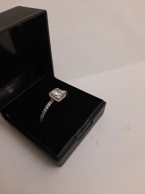 Pandora Ring, White Stone. S925 Ale - Image 1 of 4