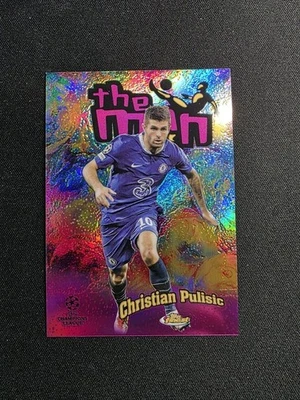 Christian Pulisic 2022-23 Topps Finest The Man Refractor SSP #FTM-7 - Image 1 of 2