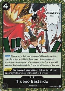 Trueno Bastardo | OP04-094 R (Foil Version) | One Piece Trading Card Game - Picture 1 of 2