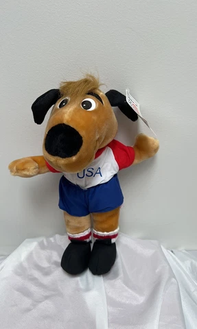 World Cup 1994 "Striker" Mascot plush toy Soccer USA Vintage Made By Dakin Cover