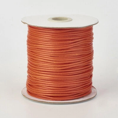 1 Roll 0.8mm Eco-Friendly Korean Waxed Polyester Cord Crafts For Jewelry Making - Image 1 of 4
