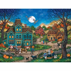 WITCHES BREW Bonnie White - MasterPieces 300 LARGE piece HALLOWEEN puzzle  - NEW - Picture 1 of 1